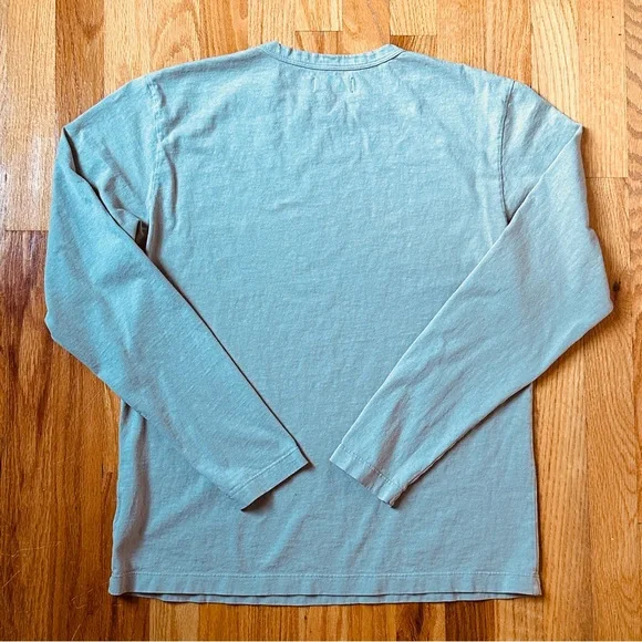 Freenote Cloth Medium Sage 9oz Long Sleeve T-Shirt - Picture 5 of 5